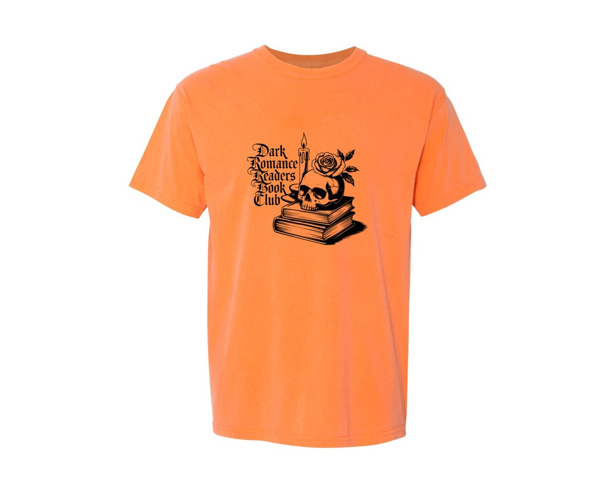 brand:Comfort Colors|color:Melon|Dark Romance Readers Book Club T Shi Graphic T-Shirt