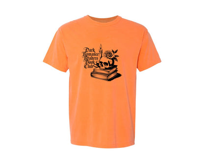 brand:Comfort Colors|color:Melon|Dark Romance Readers Book Club T Shi Graphic T-Shirt