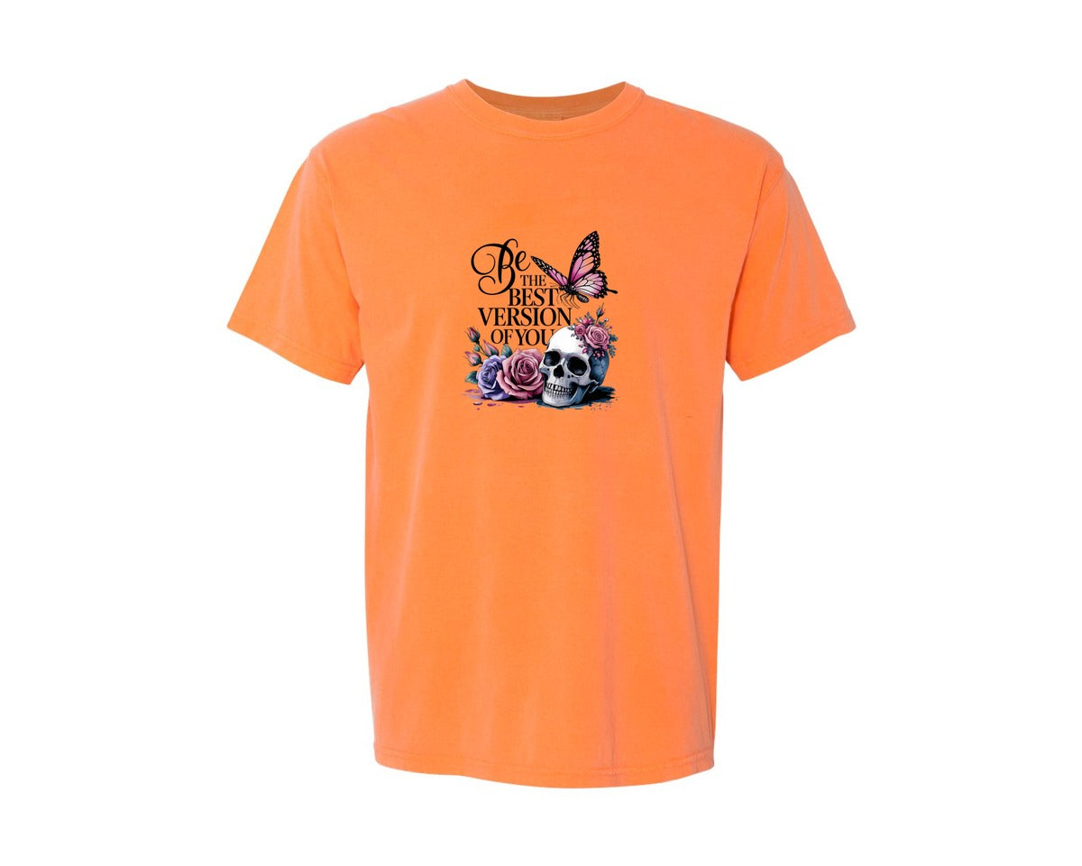 brand:Comfort Colors|color:Melon|Be The Best Version Of You Self Love 2 Graphic T-Shirt