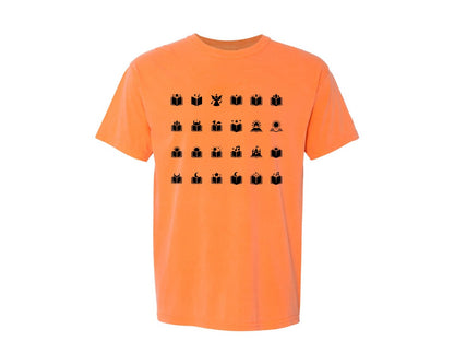 brand:Comfort Colors|color:Melon|Open Book With Fantasy Graphic T-Shirt