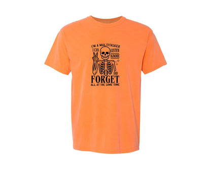 brand:Comfort Colors|color:Melon|Im A Multitasker Office Humor Graphic T-Shirt