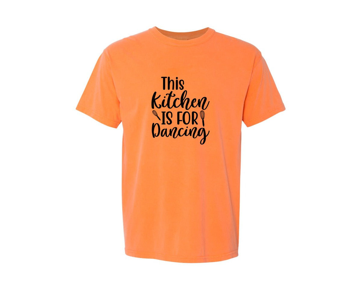 brand:Comfort Colors|color:Melon|Home Cooking Funny Kitchen T Shirt Graphic T-Shirt