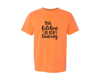 brand:Comfort Colors|color:Melon|Home Cooking Funny Kitchen T Shirt Graphic T-Shirt