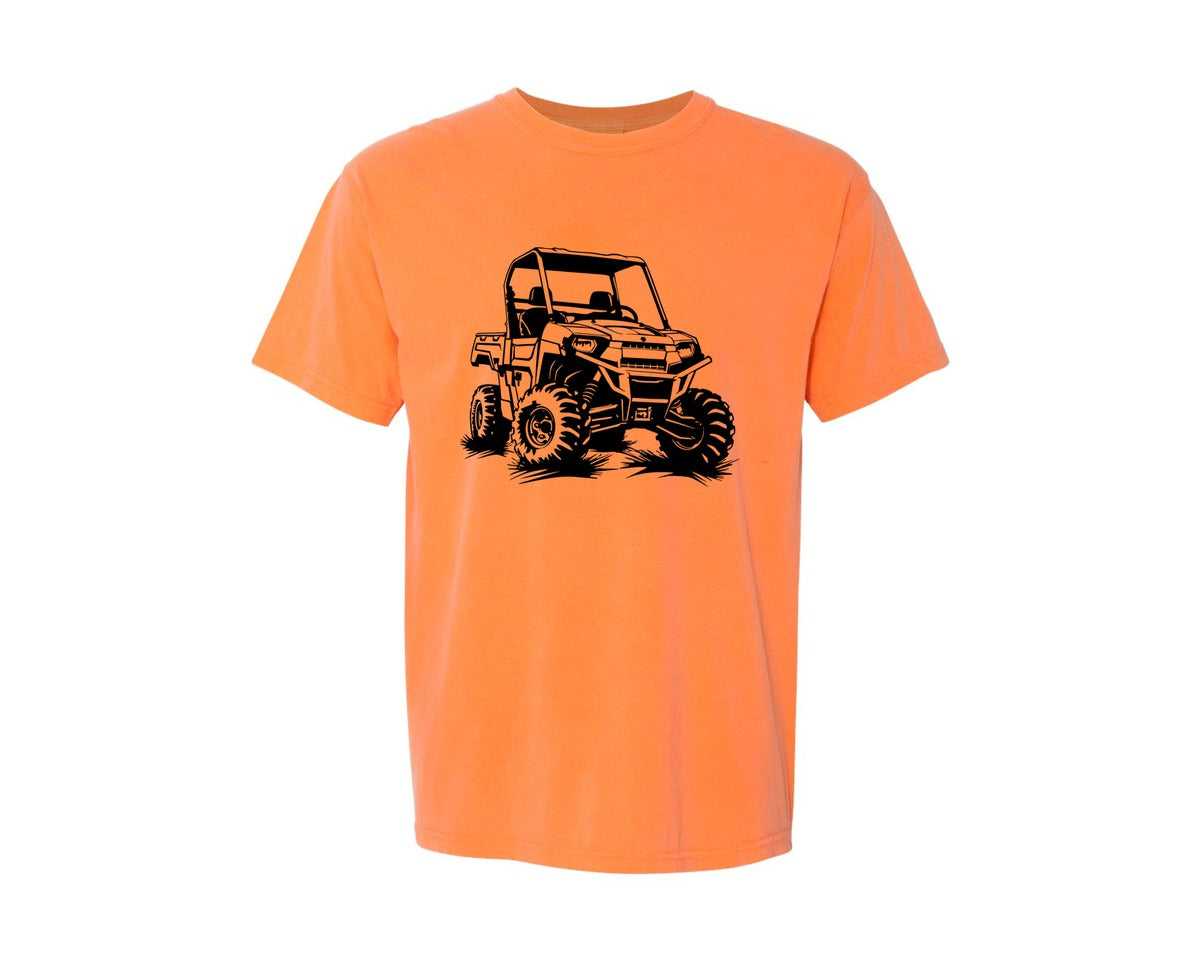 brand:Comfort Colors|color:Melon|Atv Atv Riding Graphic T-Shirt