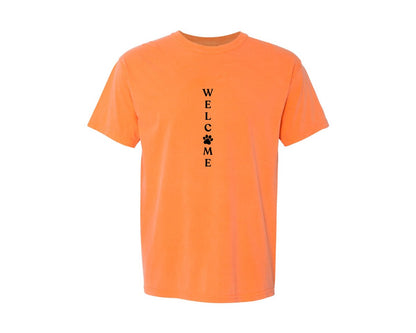 brand:Comfort Colors|color:Melon|Welcome Porch Sign 22 Graphic T-Shirt