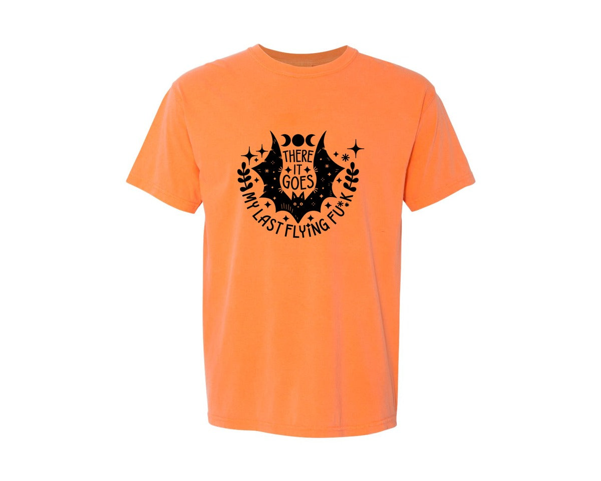 brand:Comfort Colors|color:Melon|There It Goes My Last Flying Fck 2 Graphic T-Shirt