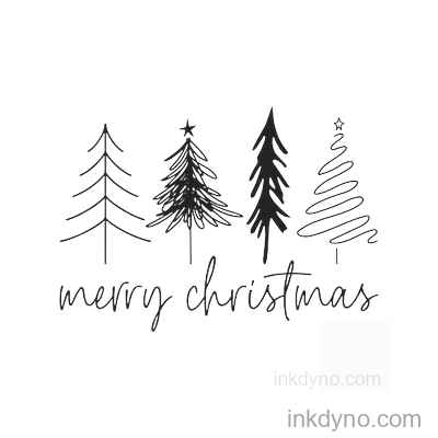 Merry Christmas_4 DTF Transfer – Ready to Press (Christmas)