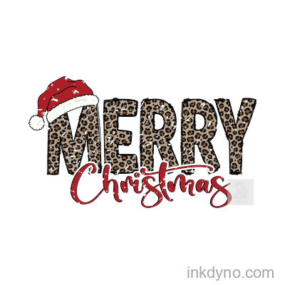 MerryChristmasLeopard-Retro