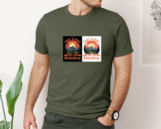 Hiking Tshirt Design Vector Illustration 5 Graphic T-Shirt