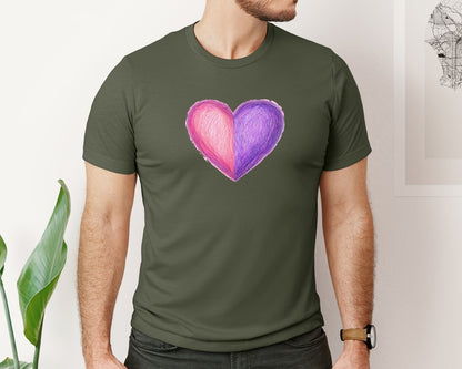 brand:Bella Canvas|color:Military Green|Fear Not For I Am With You Pngcross Graphic T-Shirt