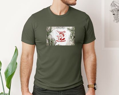 brand:Bella Canvas|color:Military Green|Mamacita Needs A Margarita 26 Graphic T-Shirt