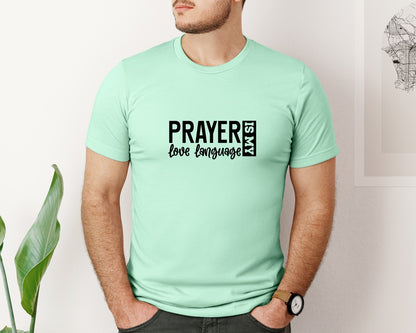 brand:Bella Canvas|color:Mint|Pray With Me Christian Front Back Graphic T-Shirt