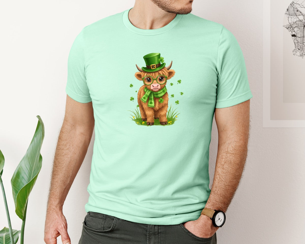 brand:Bella Canvas|color:Mint|Happy Easter Bunnies With Basket Cu 2 Graphic T-Shirt