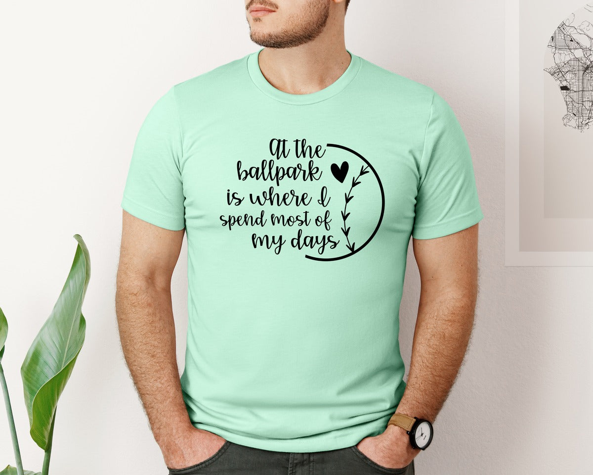 brand:Bella Canvas|color:Mint|Baseball Mom Softball Mom 2 Graphic T-Shirt