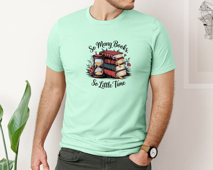 brand:Bella Canvas|color:Mint|Reading Book 8 Graphic T-Shirt