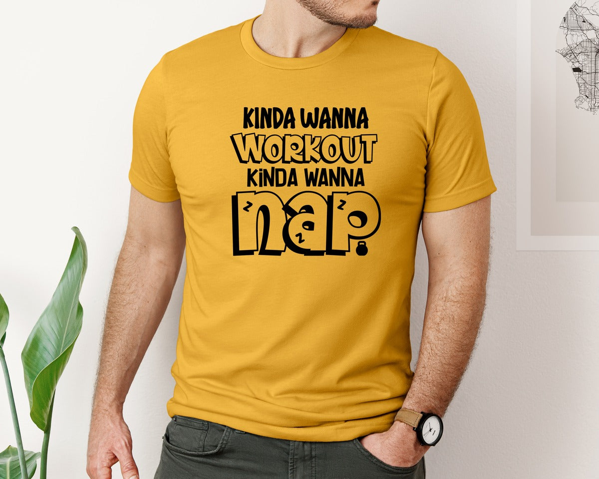brand:Bella Canvas|color:Mustard|Workout Gym Tank Exercise Graphic T-Shirt