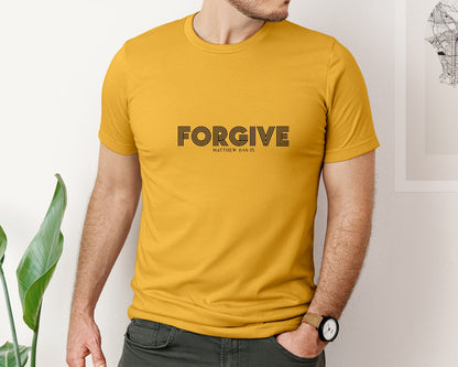 brand:Bella Canvas|color:Mustard|Christian Jesus Faith 2 Graphic T-Shirt