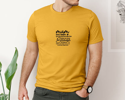 brand:Bella Canvas|color:Mustard|Mothers Day Design Mum Design 2 Graphic T-Shirt
