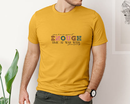 brand:Bella Canvas|color:Mustard|Christian Quotes Design 6 Graphic T-Shirt