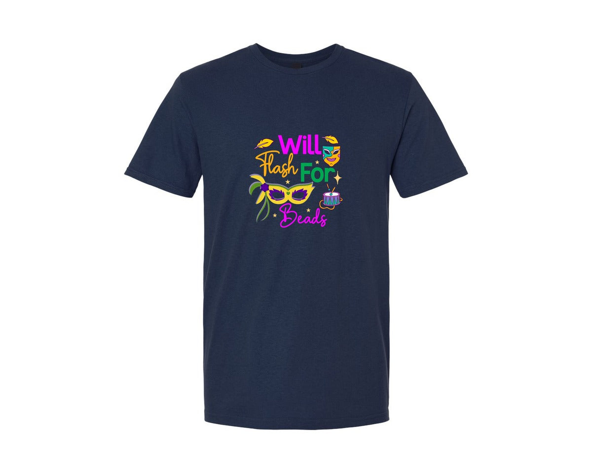 brand:Generic|color:Navy|Mardi Gras Mardi Gras 2 Graphic T-Shirt