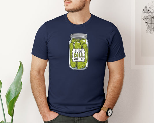 A Jar Of Pickles Design Graphic T-Shirt
