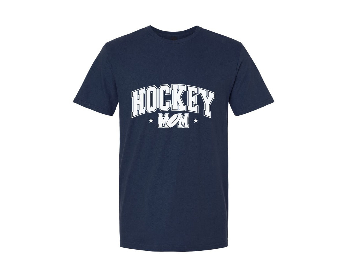 brand:Generic|color:Navy|Hockey Mom Hockey Mama Sports 2 Graphic T-Shirt