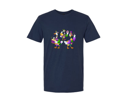 brand:Generic|color:Navy|Mardi Gras Goose Mardi G 3 Graphic T-Shirt