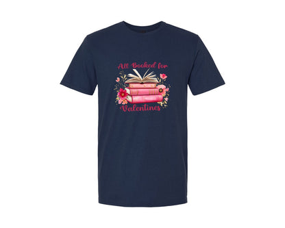 brand:Generic|color:Navy|All Booked For Valentines 5 Graphic T-Shirt