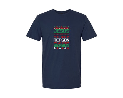 brand:Generic|color:Navy|Jesus Is The Reason For The Season Tshir 4 Graphic T-Shirt
