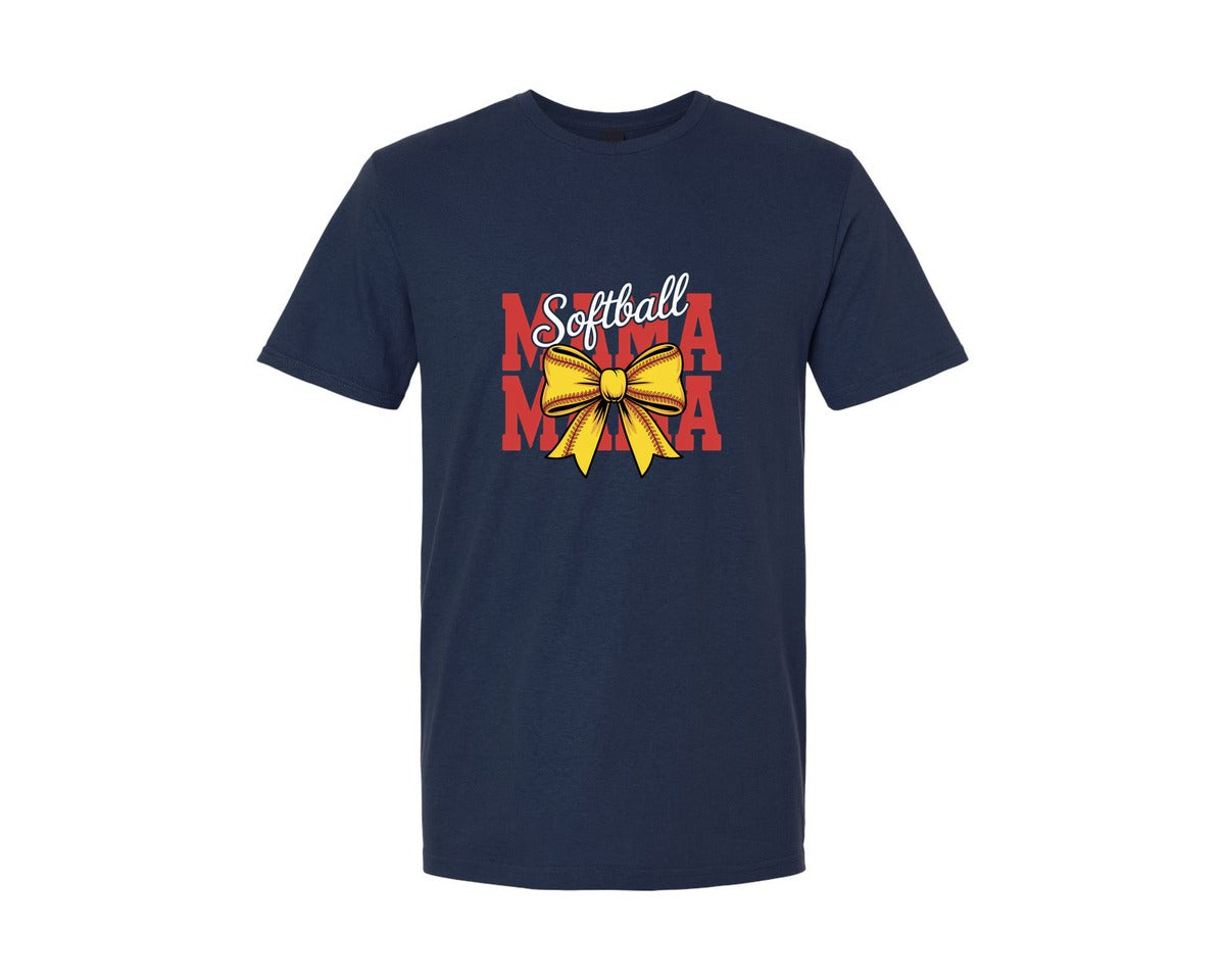brand:Generic|color:Navy|Softball Mama Softball Pngmama Graphic T-Shirt