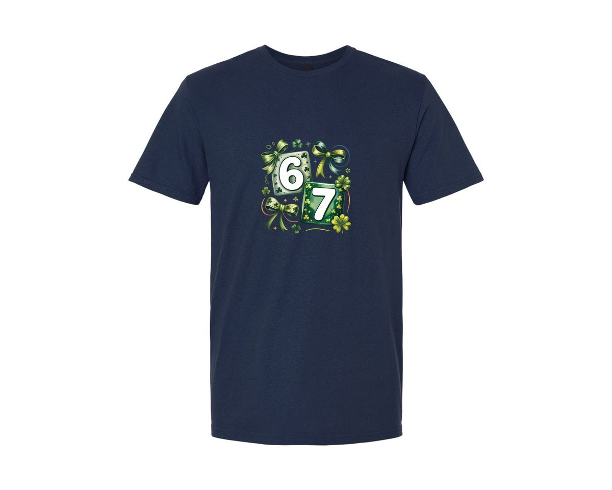 brand:Generic|color:Navy|67 St Patricks Day 2 Graphic T-Shirt