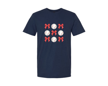 brand:Generic|color:Navy|Coquette Baseball Graphic T-Shirt