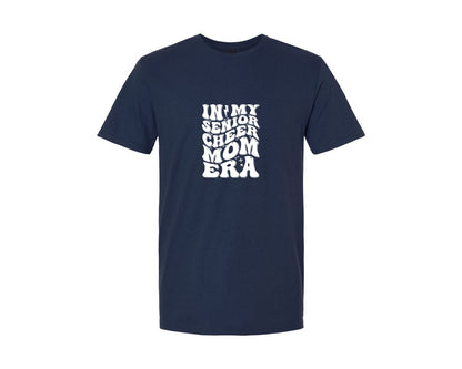 brand:Generic|color:Navy|In My Senior Cheer Mom Era 2 Graphic T-Shirt