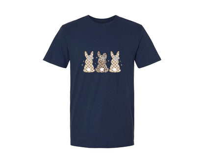 brand:Generic|color:Navy|Easter Bunny Cute Art Graphic T-Shirt