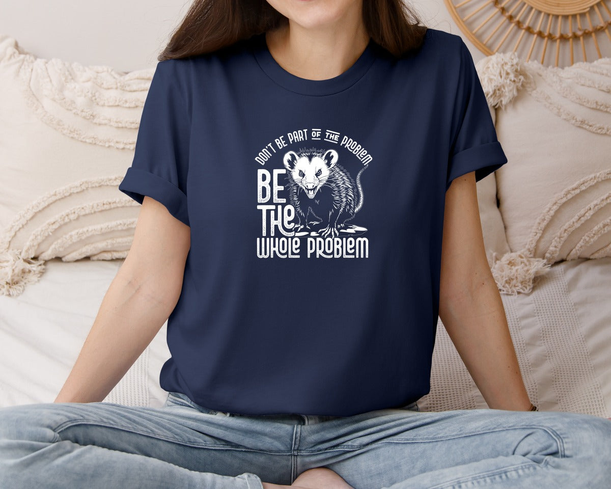 brand:Bella Canvas|color:Navy|Dont Be Part Of The Sarcastic T Shirt 2 Graphic T-Shirt