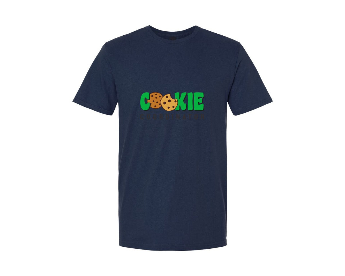 brand:Generic|color:Navy|Cookie Coordinator Retro Girl Scout Graphic T-Shirt