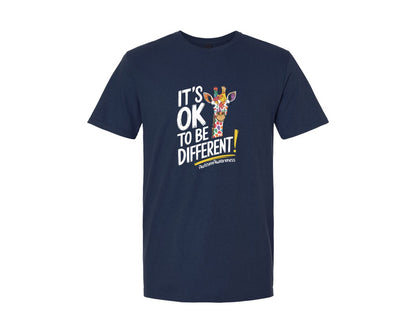 brand:Generic|color:Navy|Its Ok To Be Different Autism Awareness 17 Graphic T-Shirt