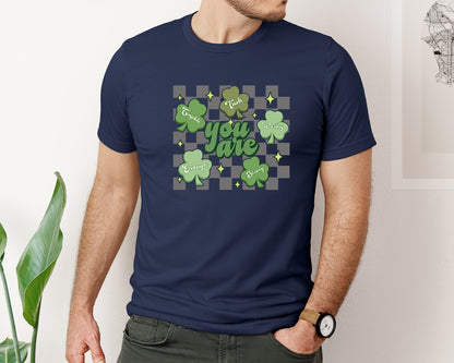 brand:Bella Canvas|color:Navy|You Are Capable Irish Worthy Graphic T-Shirt