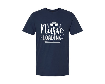 brand:Generic|color:Navy|Nurse Typographic Tshirt Design 141 Graphic T-Shirt