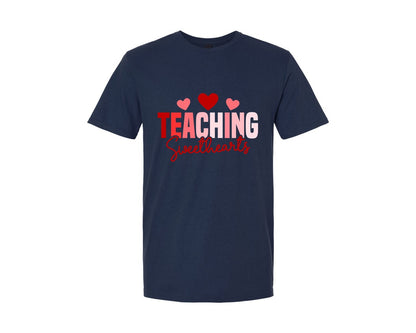 brand:Generic|color:Navy|Teaching Sweethearts Teacher 4 Graphic T-Shirt