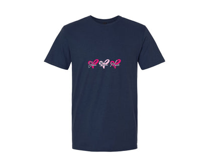 brand:Generic|color:Navy|This Mimi Wears Her Heart On Her Sleeve Graphic T-Shirt