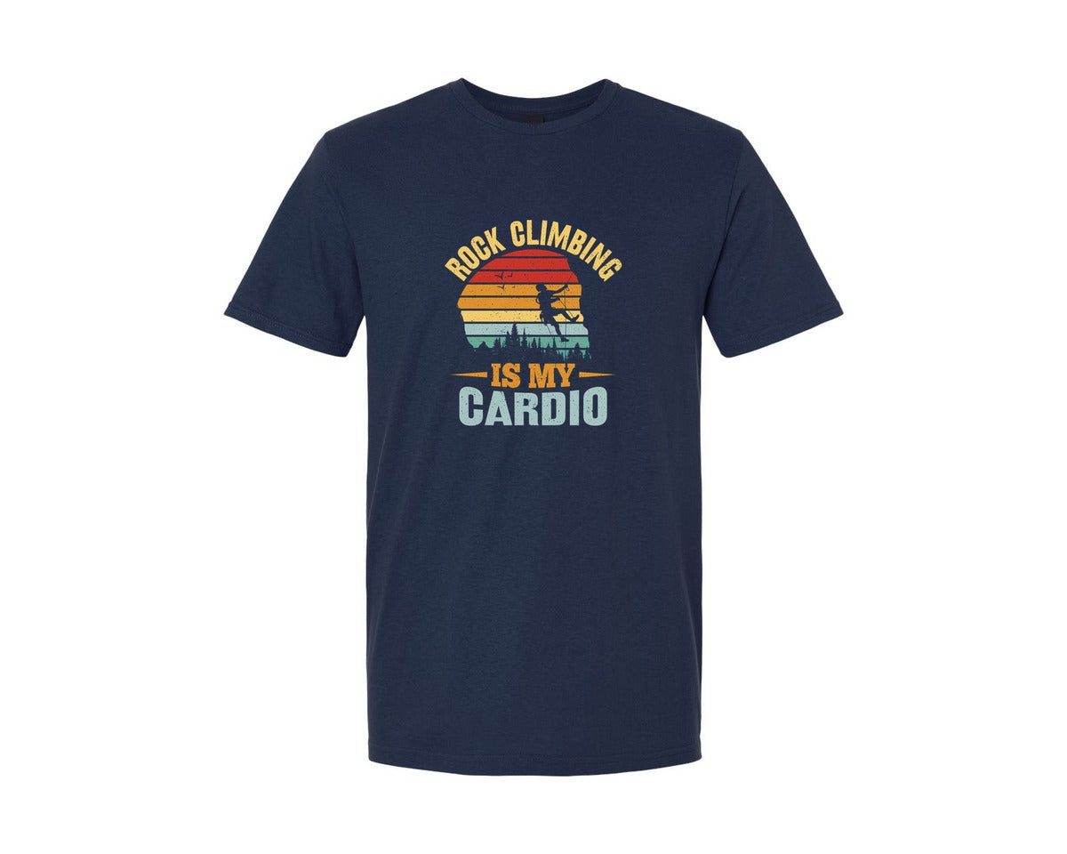brand:Generic|color:Navy|Rock Climbing Graphic Graphic T-Shirt