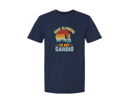 brand:Generic|color:Navy|Rock Climbing Graphic Graphic T-Shirt
