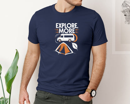 brand:Bella Canvas|color:Navy|Camping T Shirt Design 74 Graphic T-Shirt