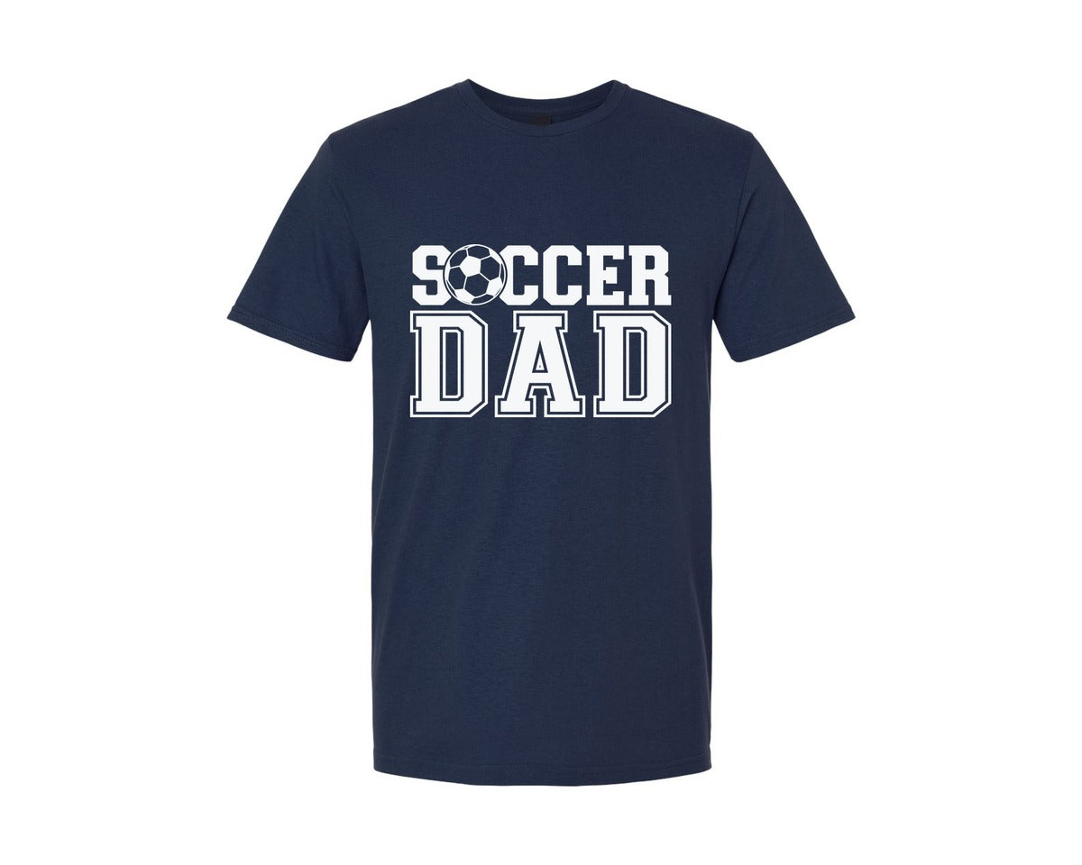 brand:Generic|color:Navy|Soccer Dad Sports Daddy Father Graphic T-Shirt