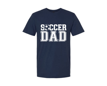 brand:Generic|color:Navy|Soccer Dad Sports Daddy Father Graphic T-Shirt