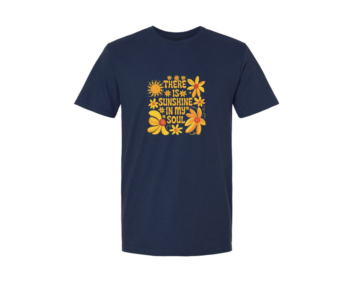 brand:Generic|color:Navy|Boho Sunshine Trendy Summer Graphic T-Shirt