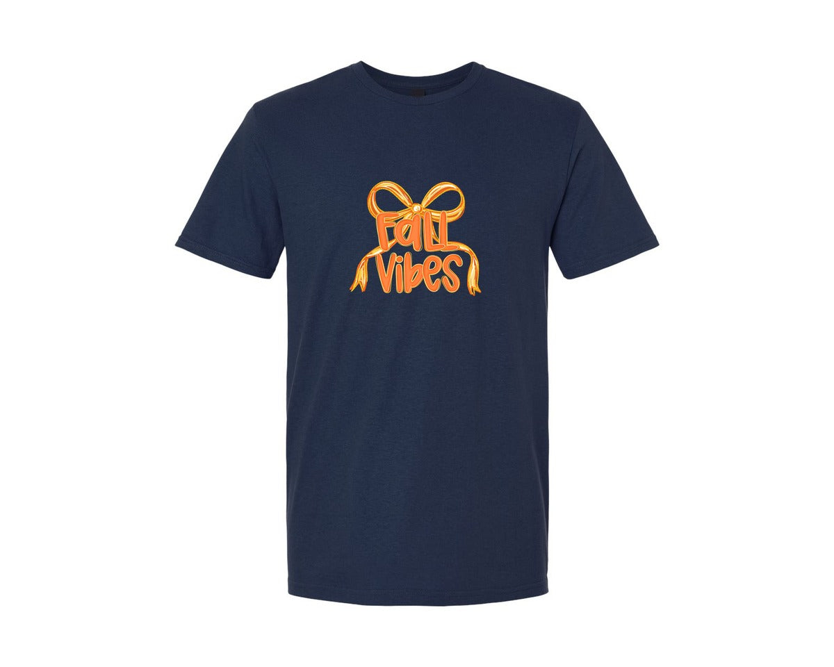 brand:Generic|color:Navy|Coquette Fall Vibes 4 Graphic T-Shirt