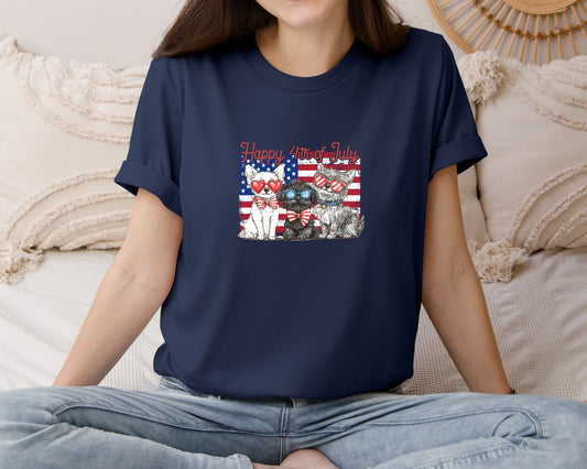 Dog Mix 4Th Of July 4Th Of July Dog Graphic T-Shirt