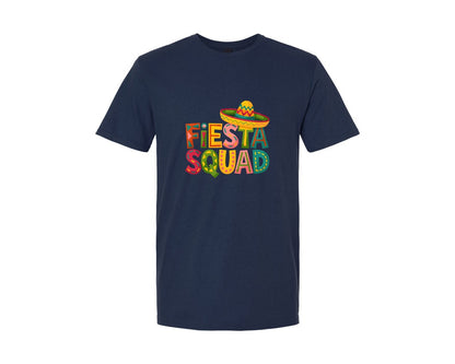 brand:Generic|color:Navy|Cinco De Mayo Sombrero Fiesta Squad 2 Graphic T-Shirt